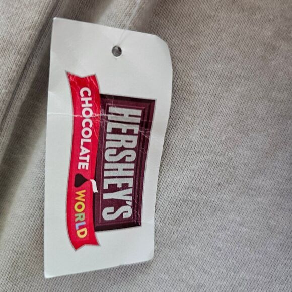 Hershey's Women's Cream Long Sleeves Kangaroo Pocket Hoodie Size XL - Picture 8 of 9